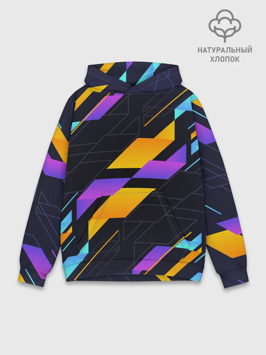 Худи мужской база хлопок / Modern Geometry