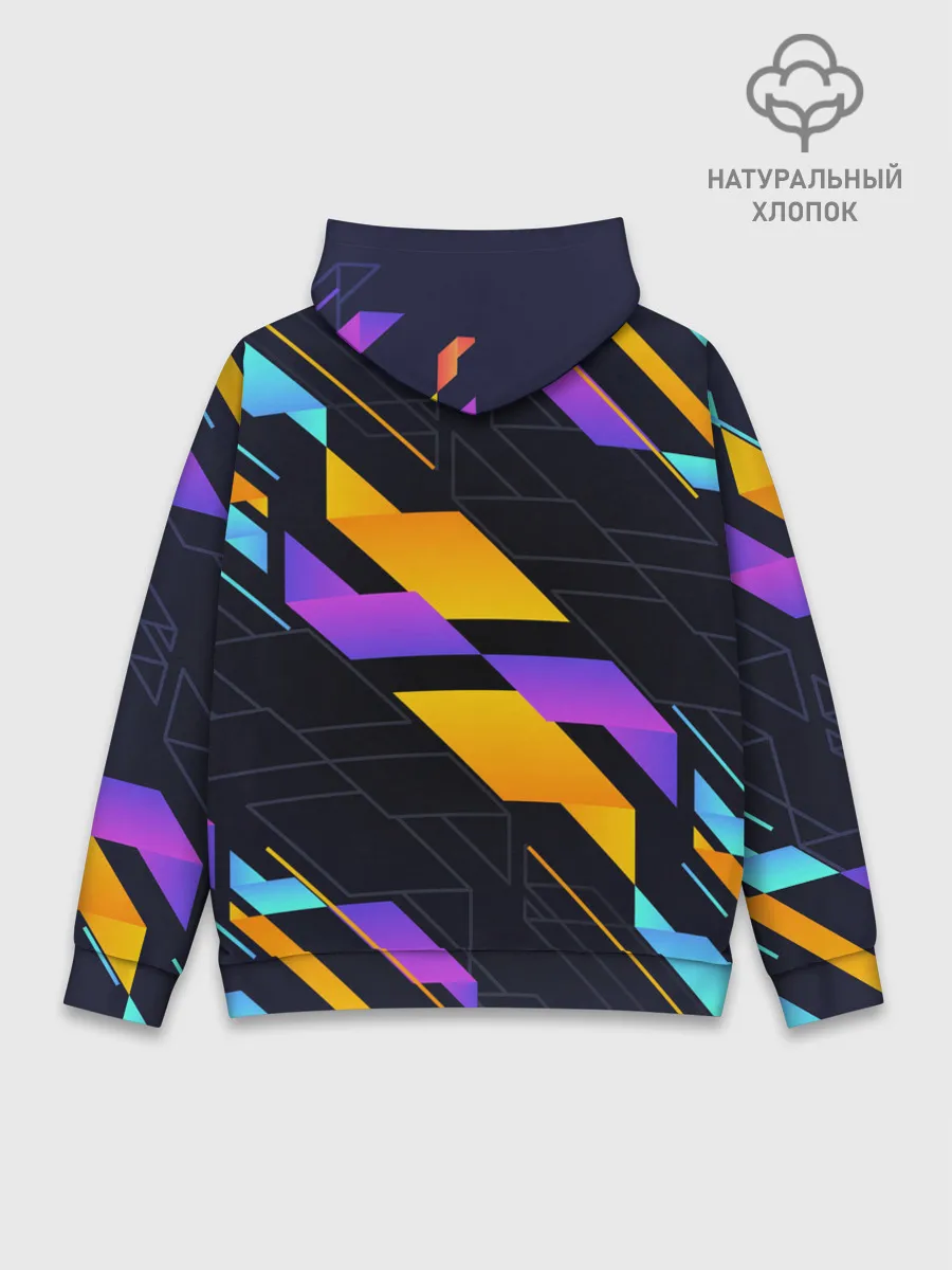 Худи мужской база хлопок / Modern Geometry