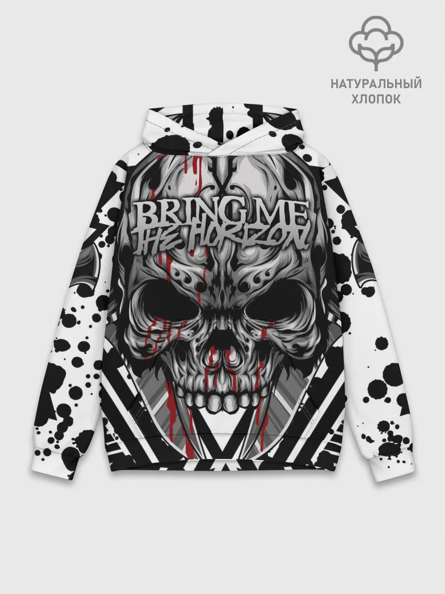 Худи мужской база хлопок / Bring Me the Horizon