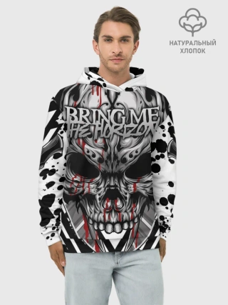 Худи мужской база хлопок / Bring Me the Horizon