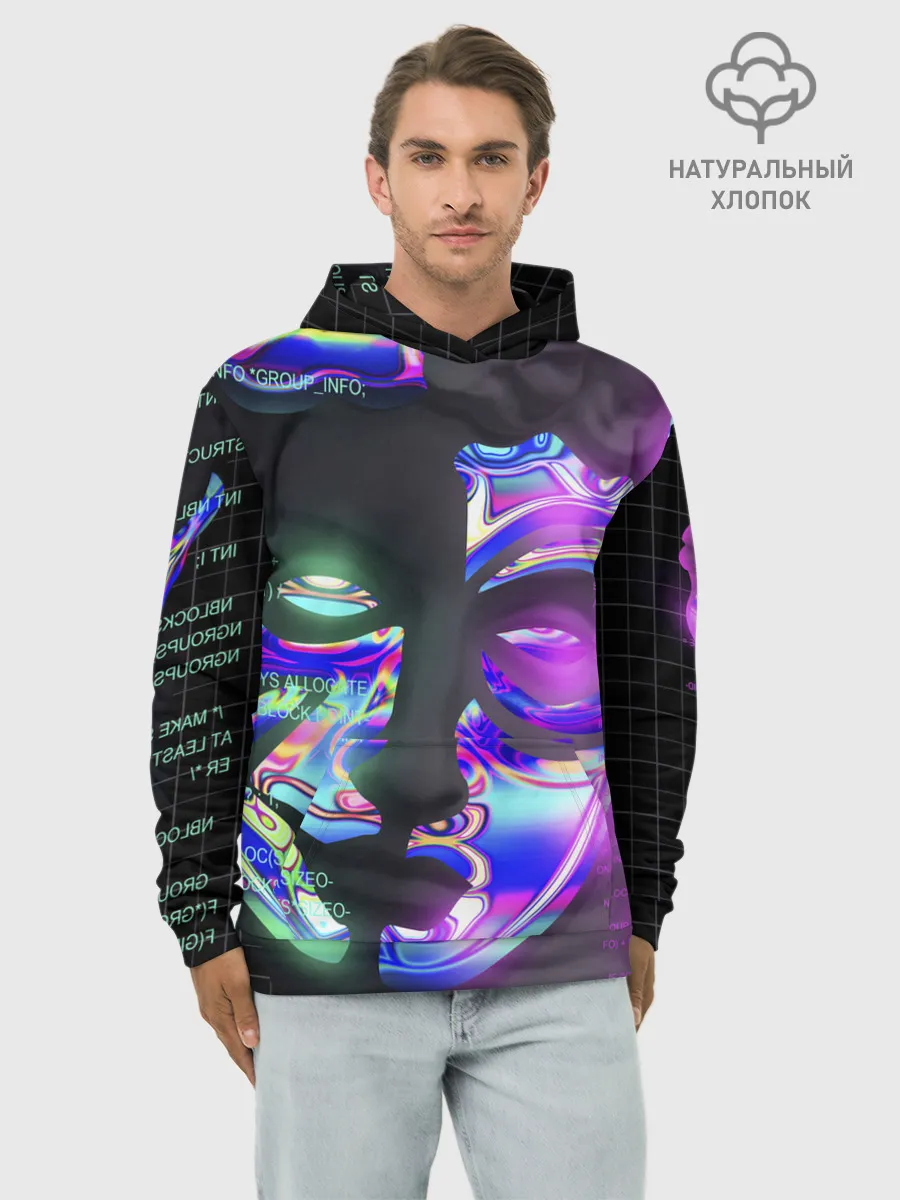 Худи мужской база хлопок / Chrome Effect