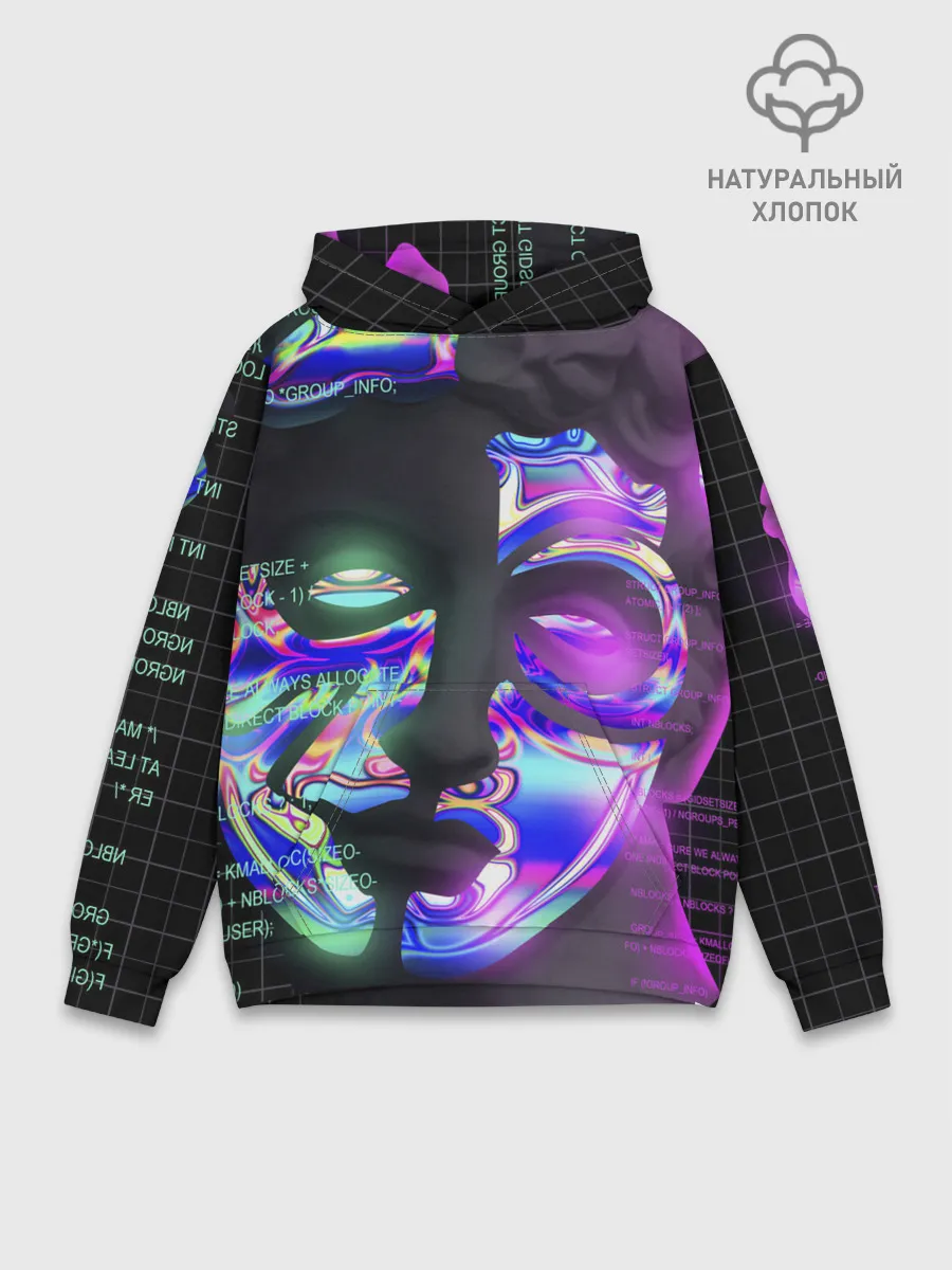 Худи мужской база хлопок / Chrome Effect