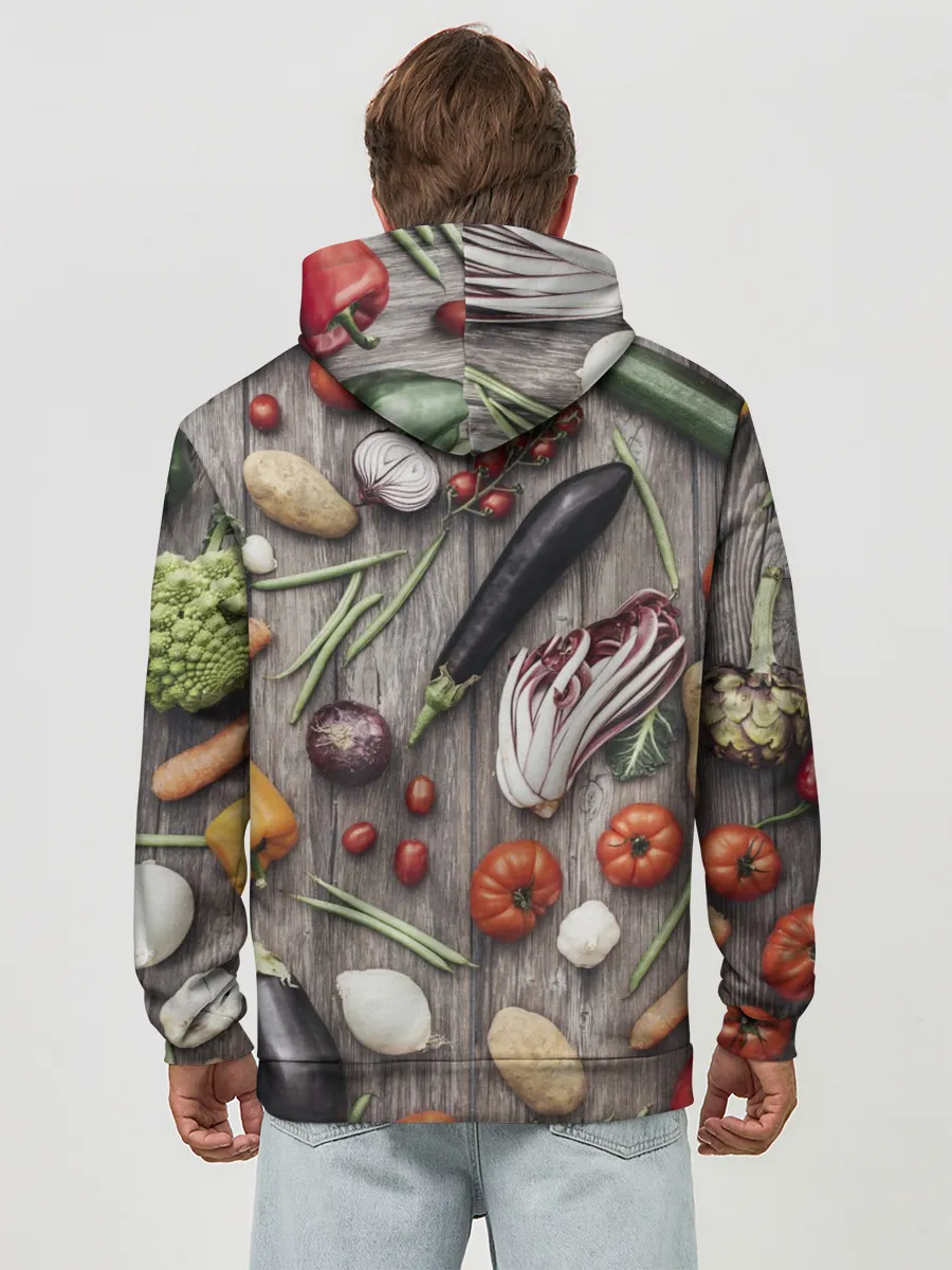 Худи мужской база хлопок / Еда