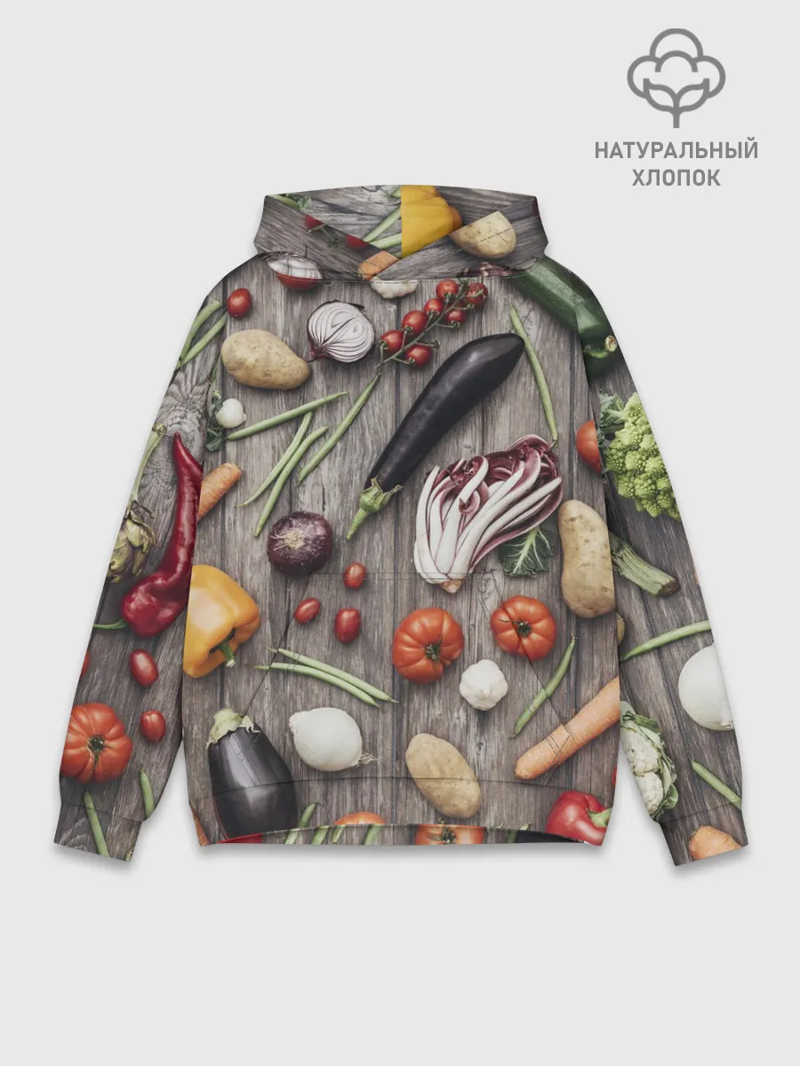 Худи мужской база хлопок / Еда