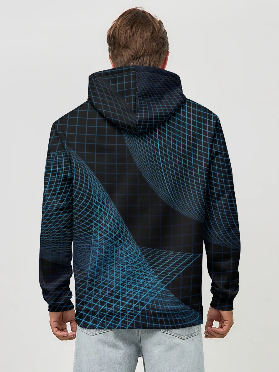 Худи мужской база хлопок / Сетка