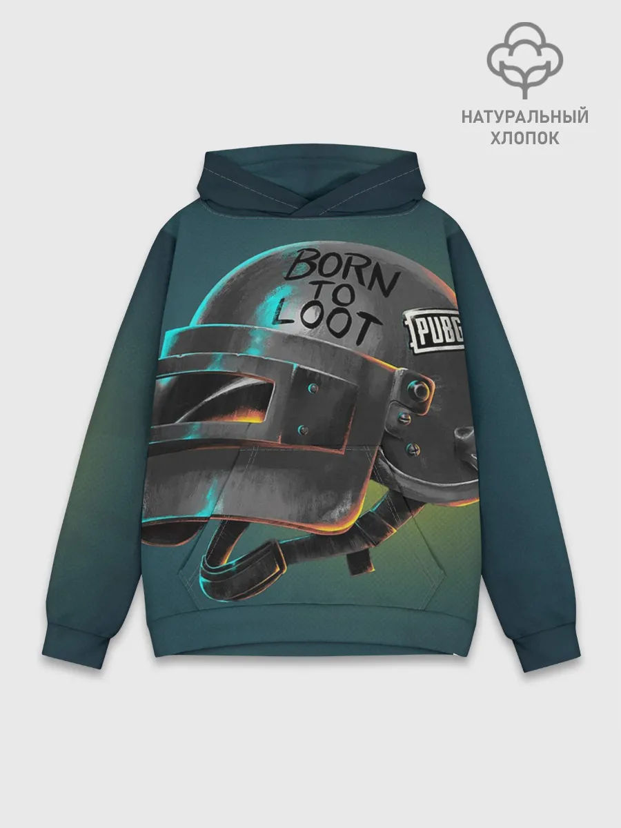 Худи мужской база хлопок / PUBG