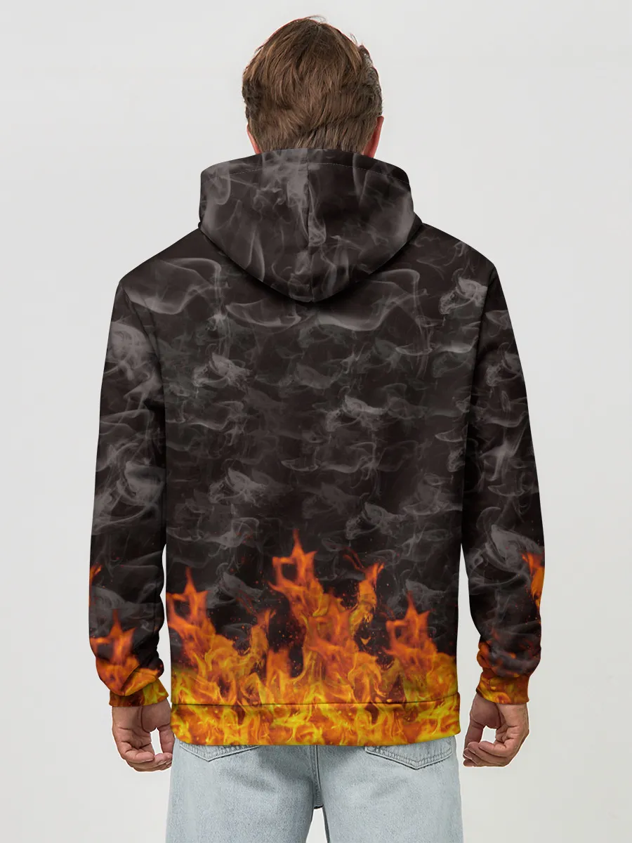 Худи мужской база хлопок / Вечеринка у скелетов