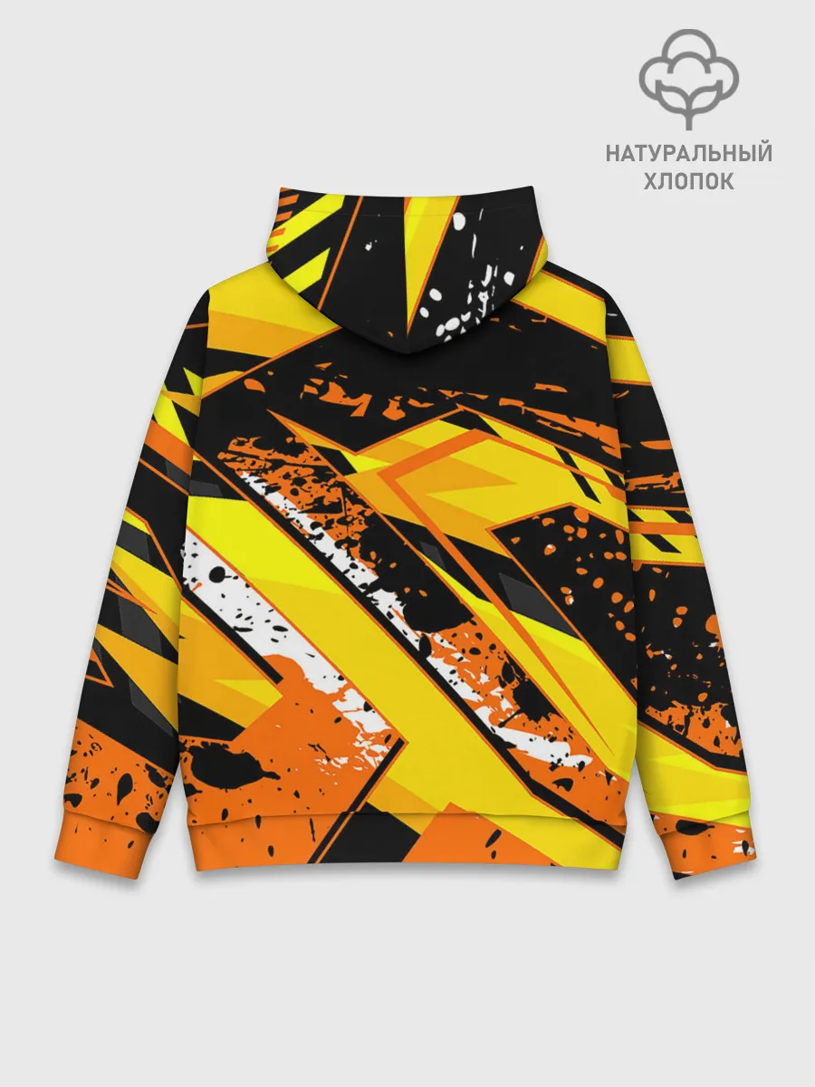 Худи мужской база хлопок / orange cheeky rust