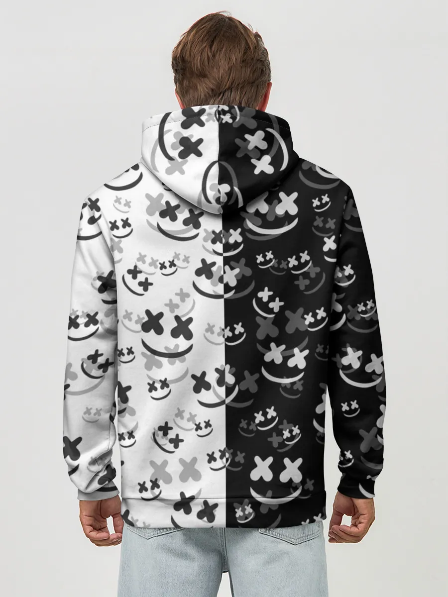 Худи мужской база хлопок / Fortnite & Marshmello