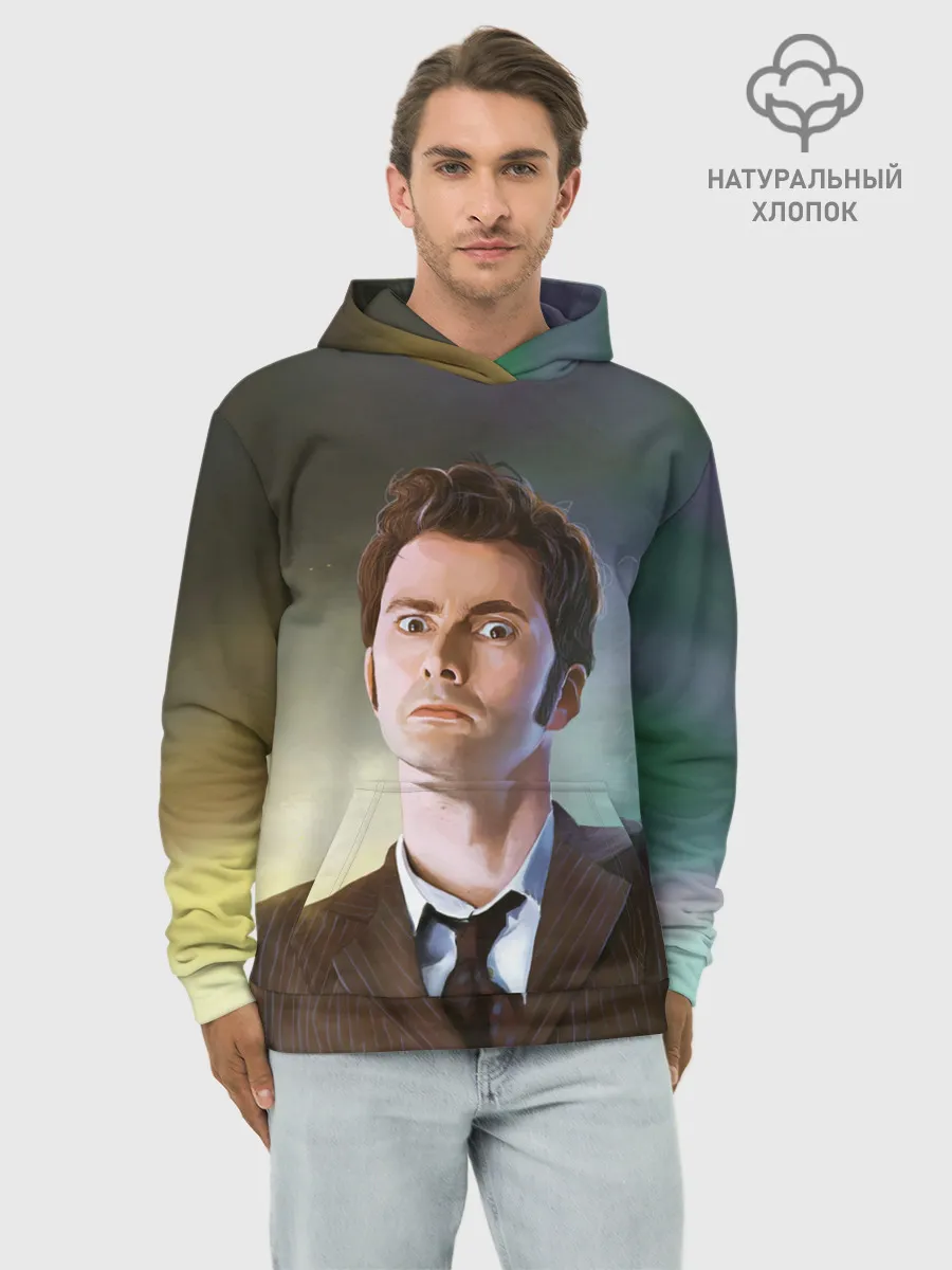 Худи мужской база хлопок / 10 ДОКТОР