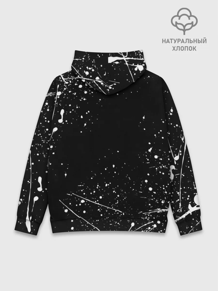 Худи мужской база хлопок / guts berserk blood black