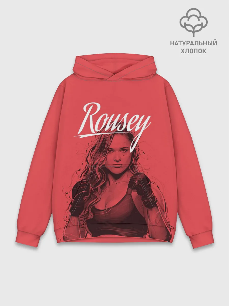 Худи мужской база хлопок / Ronda Rousey