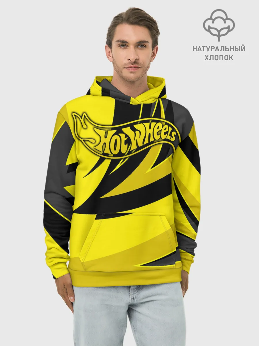 Худи мужской база хлопок / Hot Wheels