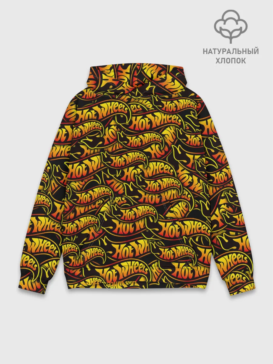 Худи мужской база хлопок / Hot Wheels