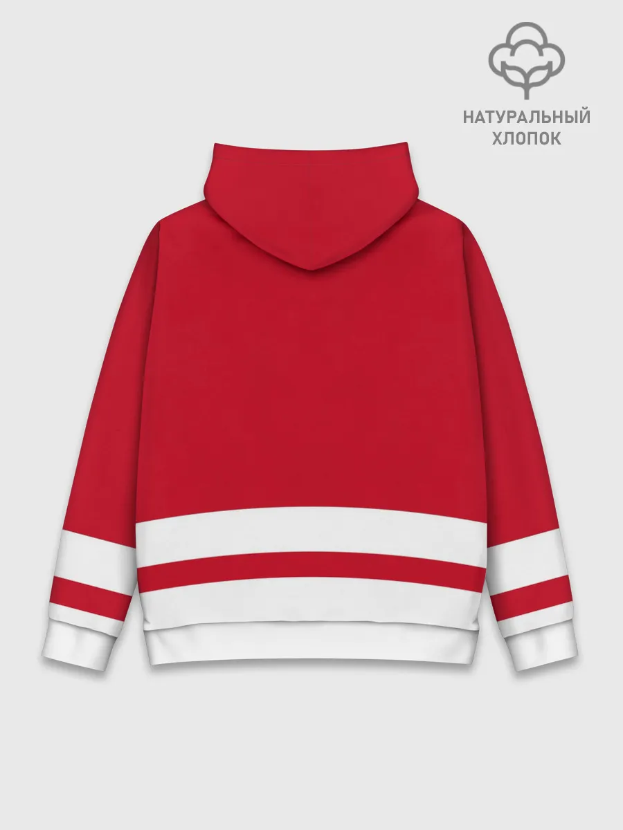 Худи мужской база хлопок / Детройт Ред Уингз