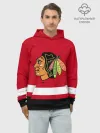 Худи мужской база хлопок / Chicago Blackhawks