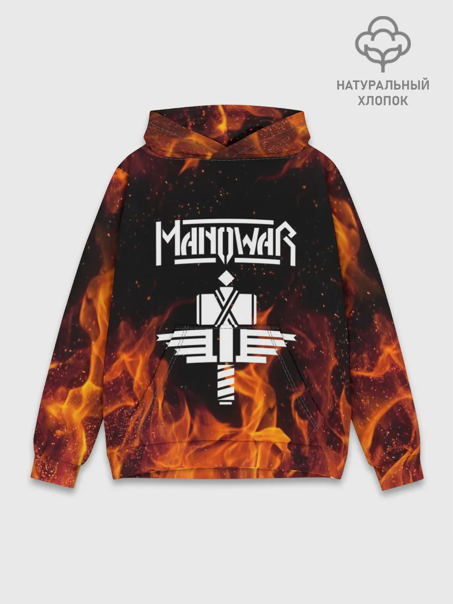 Худи мужской база хлопок / Manowar