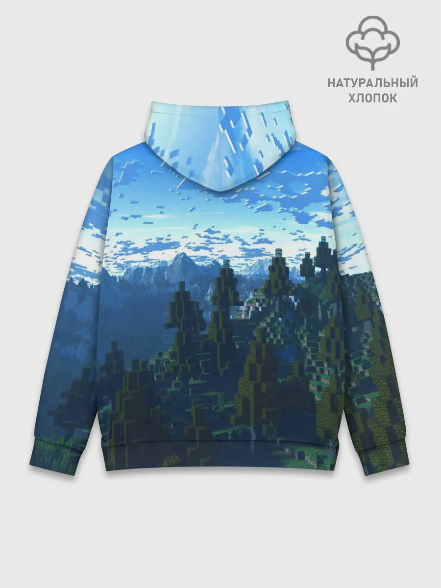 Худи мужской база хлопок / Minecraft / Майнкрафт