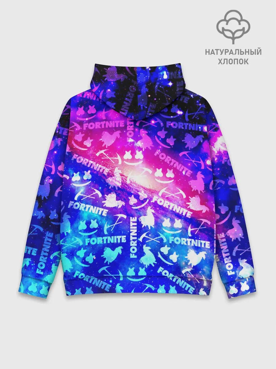 Худи мужской база хлопок / FORTNITE&MARSMELLO COSMO