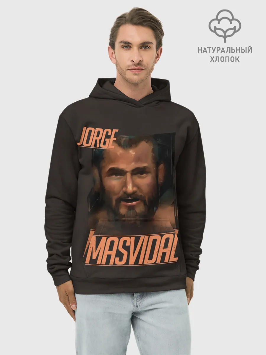 Худи мужской база хлопок / Jorge Masvidal