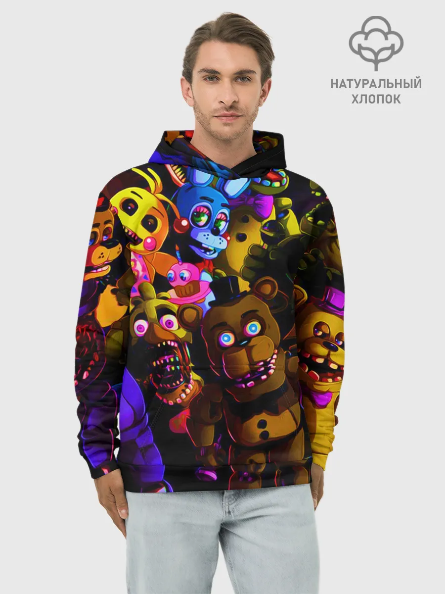 Худи мужской база хлопок / Five Nights At Freddys