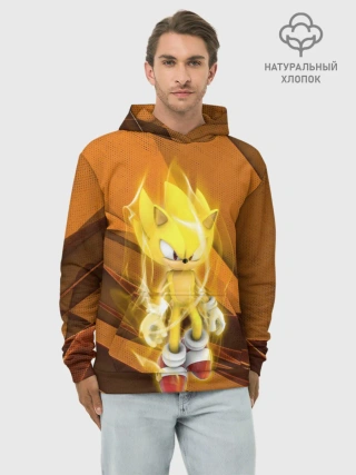 Худи мужской база хлопок / Sonic