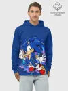 Худи мужской база хлопок / Sonic