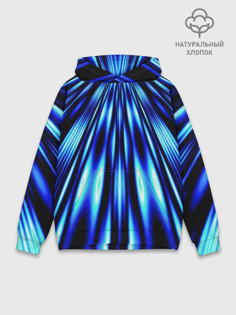 Худи мужской база хлопок / Световые Лучи