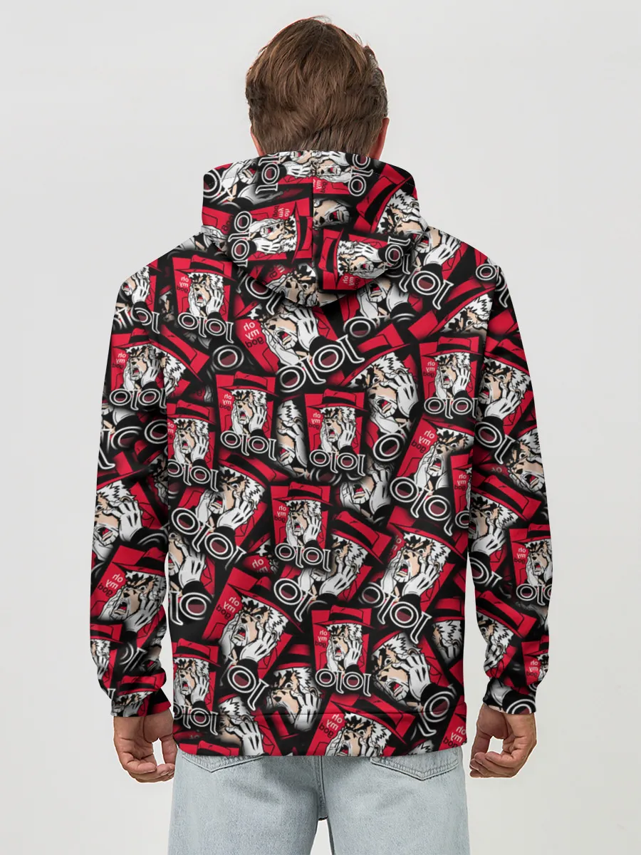 Худи мужской база хлопок / Joseph Joestar Meme Face