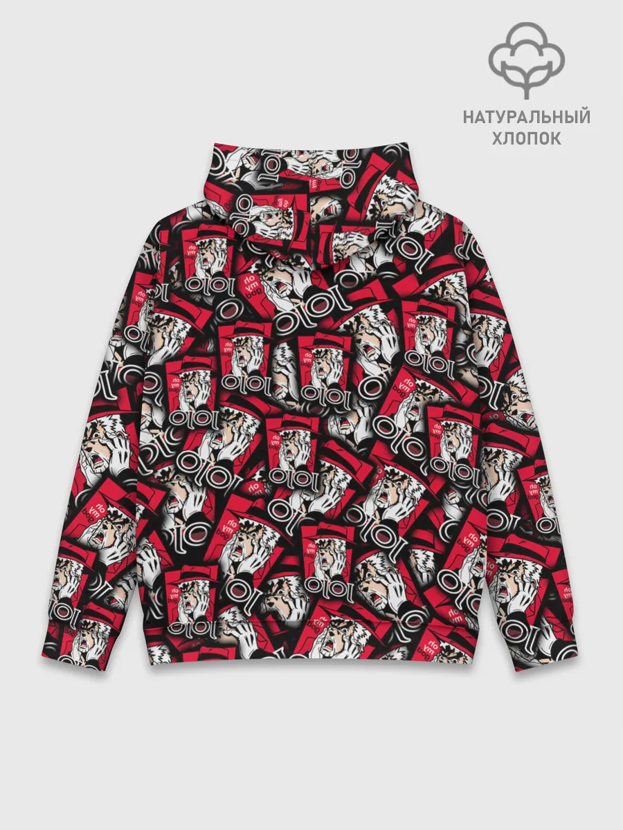 Худи мужской база хлопок / Joseph Joestar Meme Face