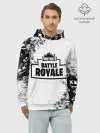Худи мужской база хлопок / Fortnite & Marshmello