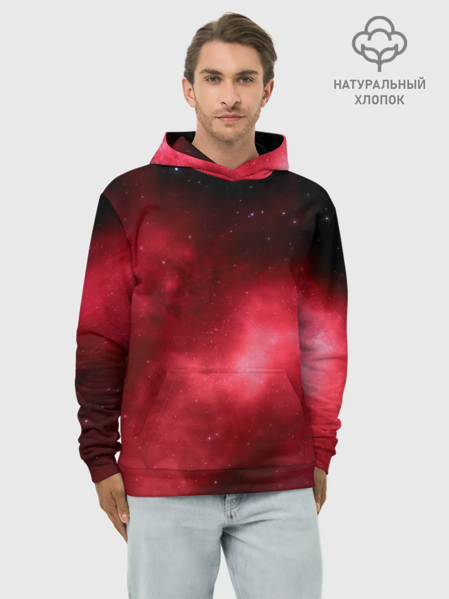 Худи мужской база хлопок / Космос