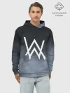 Худи мужской база хлопок / Alan Walker