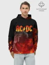 Худи мужской база хлопок / AC/DC