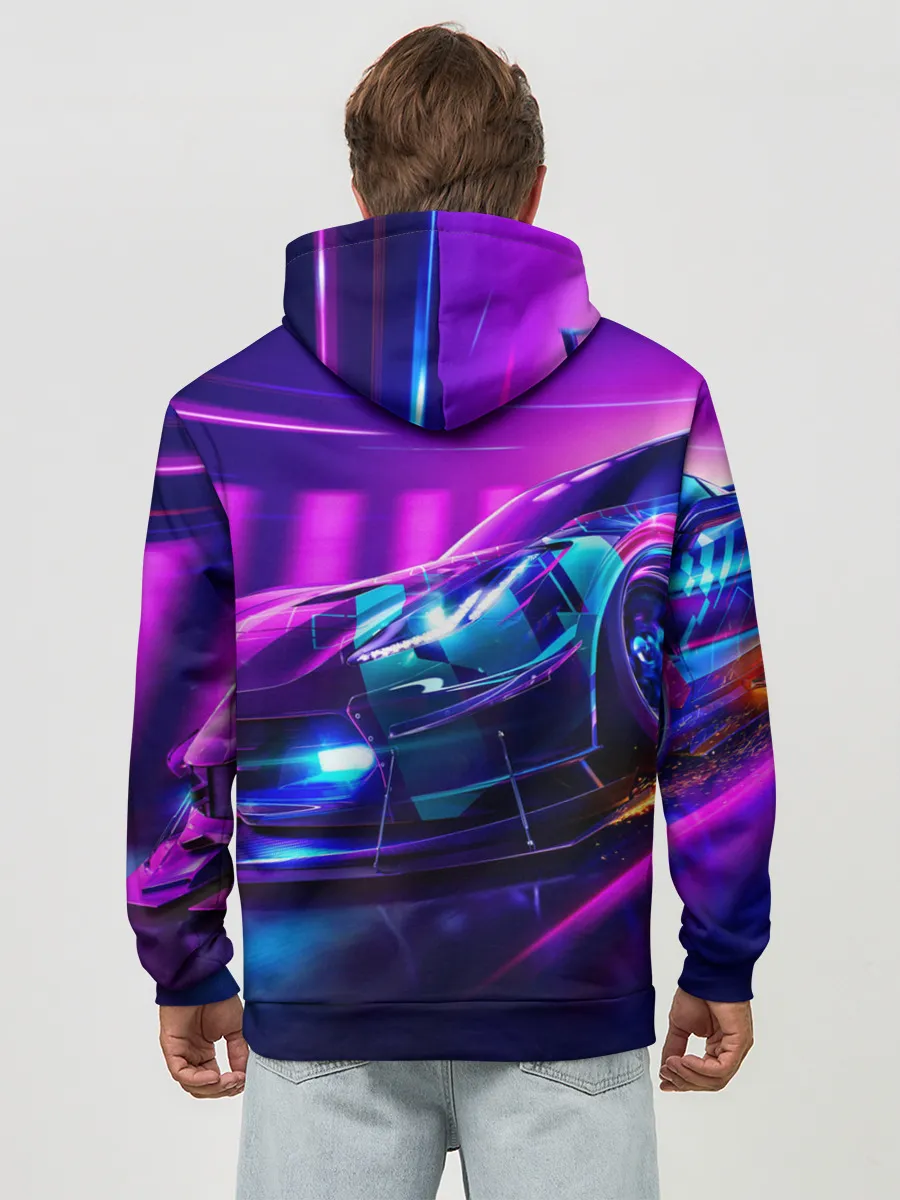 Худи мужской база хлопок / Need for Speed