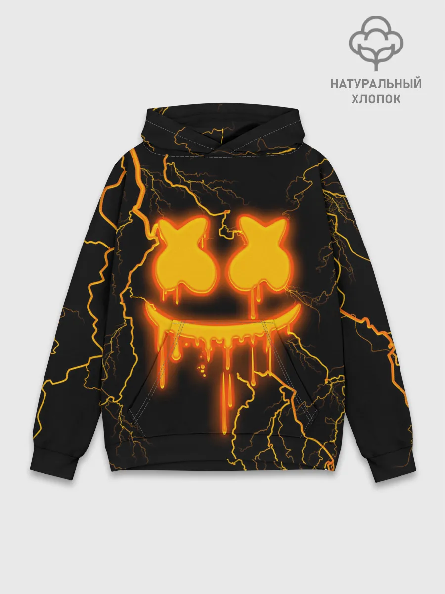 Худи мужской база хлопок / Marshmello