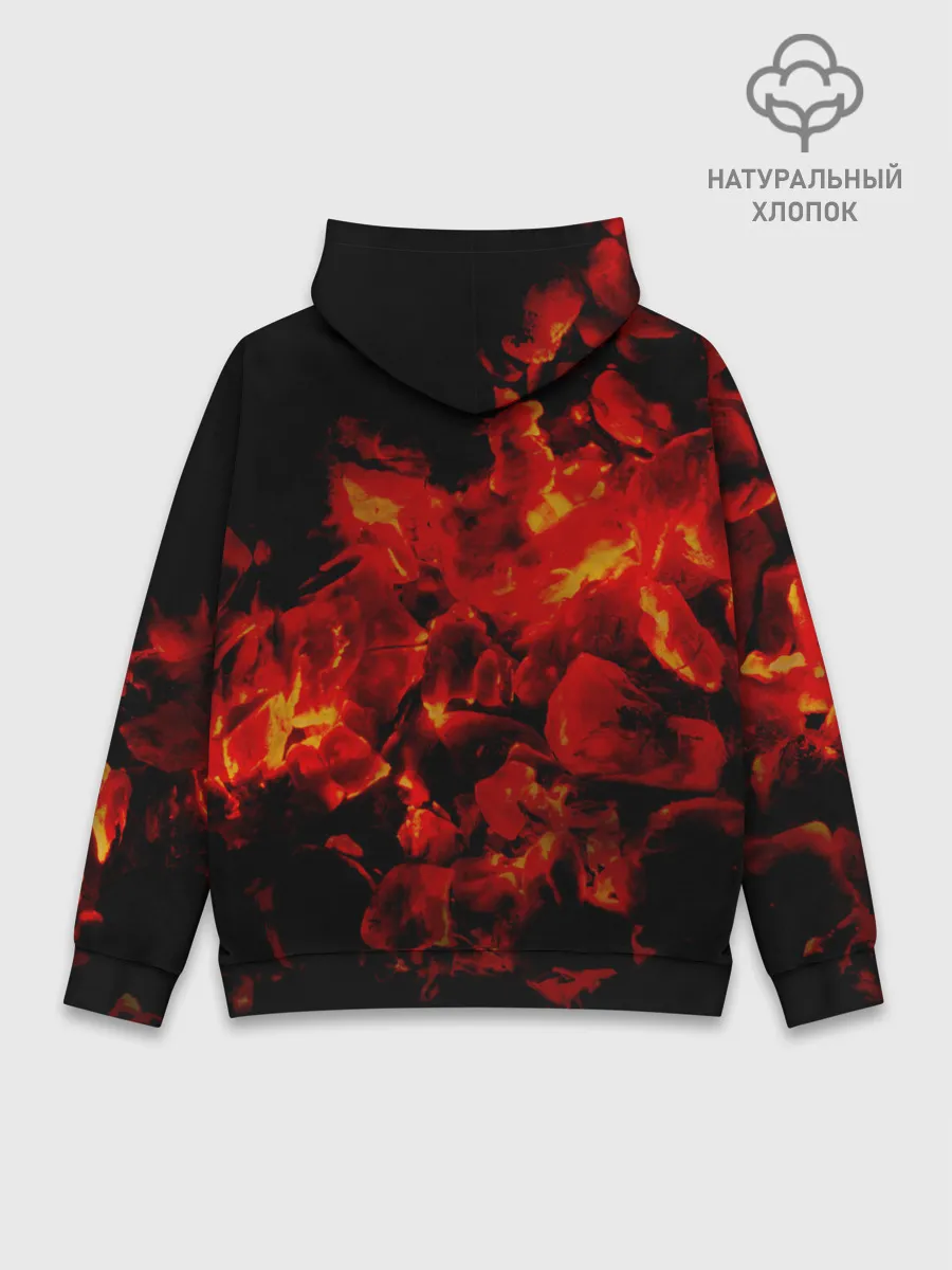 Худи мужской база хлопок / Шашлык