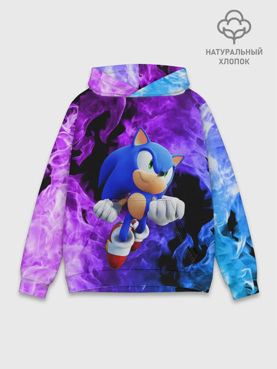 Худи мужской база хлопок / SONIC