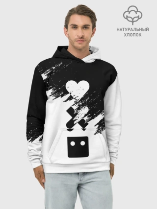 Худи мужской база хлопок / LOVE DEATH ROBOTS | LDR