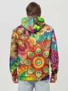 Худи мужской база хлопок / Психоделия | Яркая