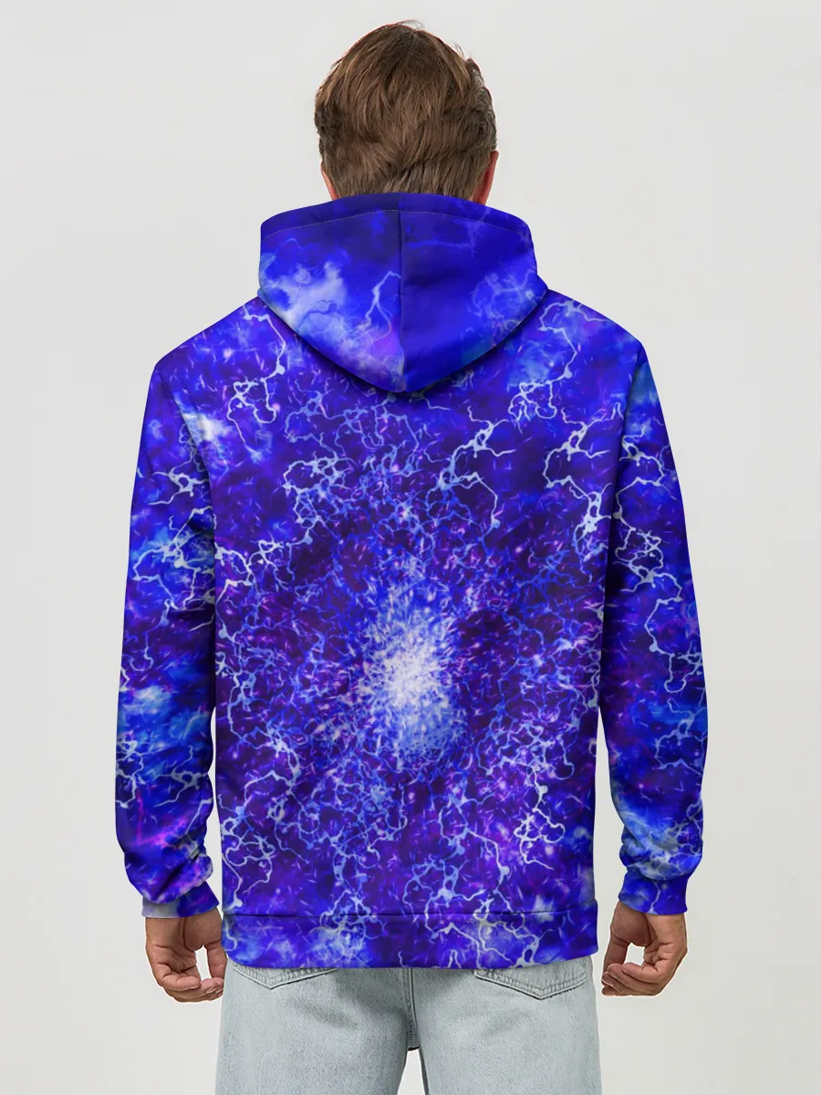 Худи мужской база хлопок / Sonic | Молнии