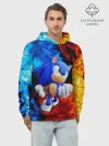 Худи мужской база хлопок / SONIC