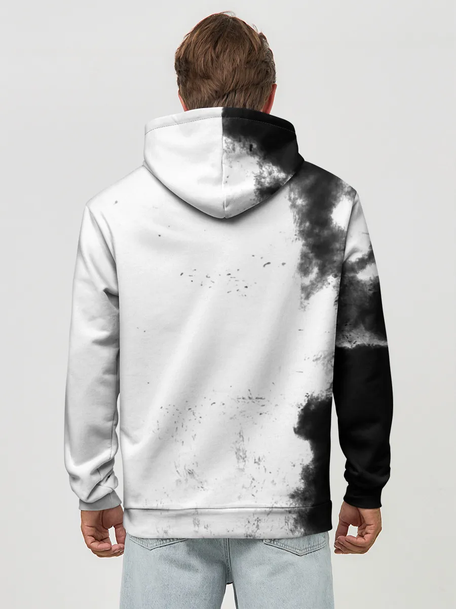 Худи мужской база хлопок / Im on the highway to hell AC/DC