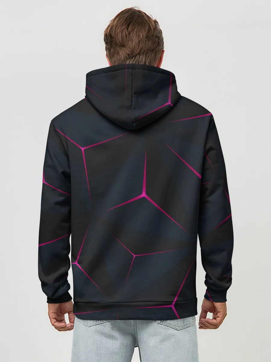 Худи мужской база хлопок / Геометрия