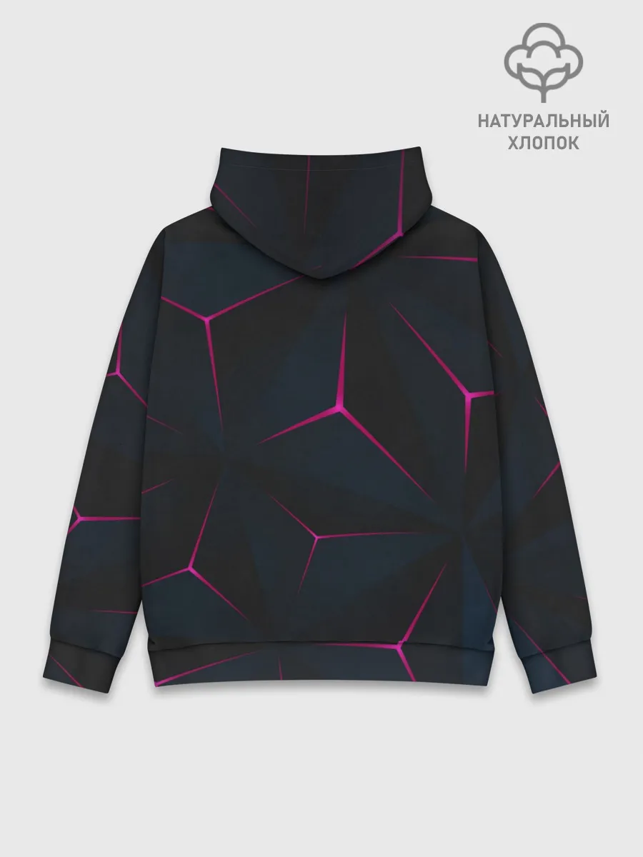 Худи мужской база хлопок / Геометрия