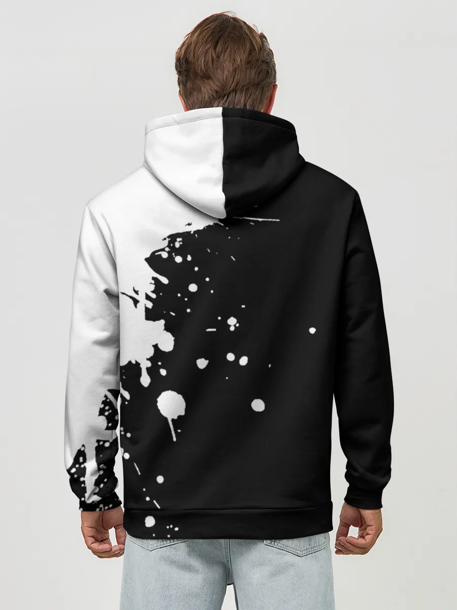 Худи мужской база хлопок / AC/DC Back in Black