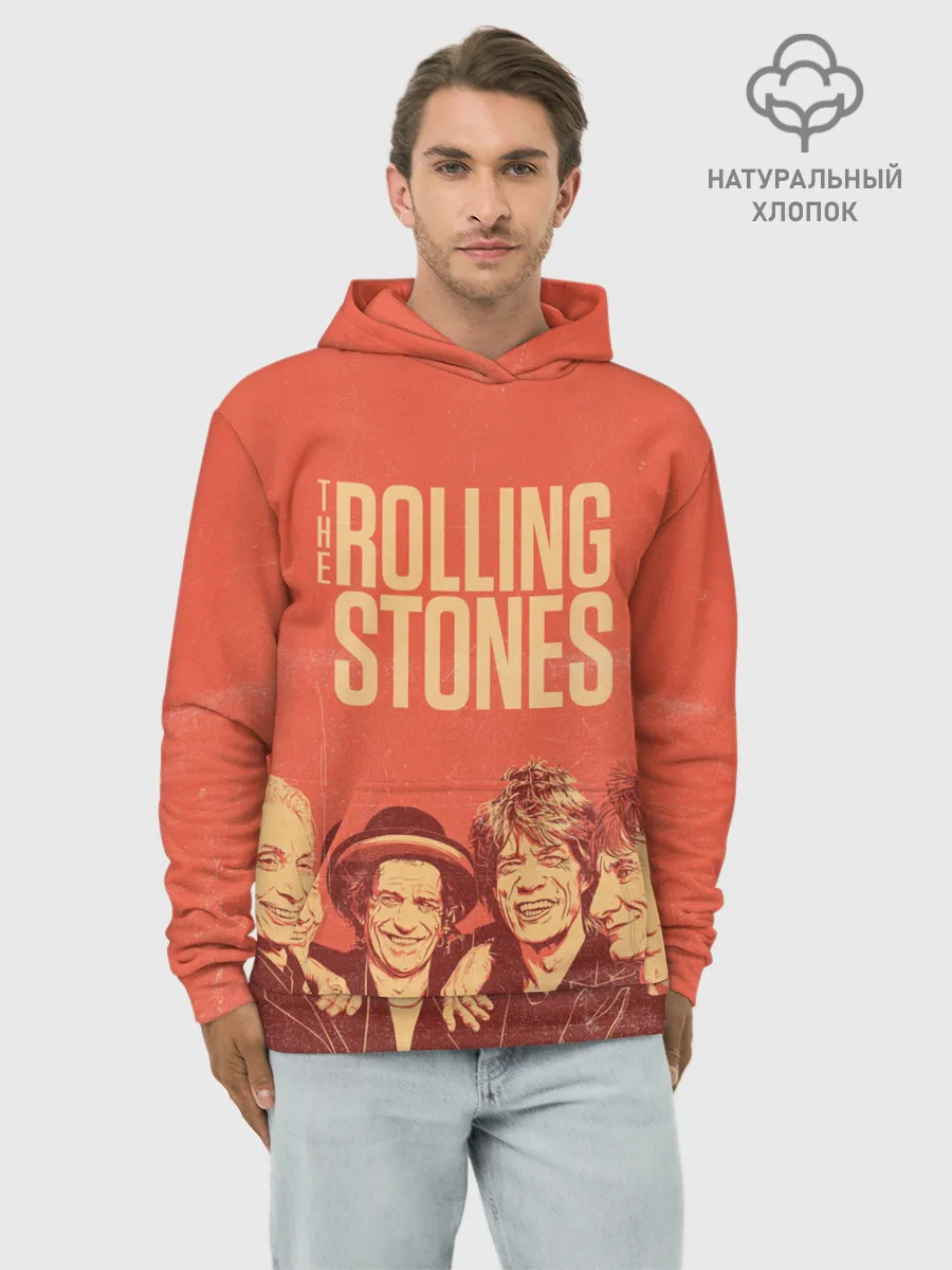Худи мужской база хлопок / The Rolling Stones