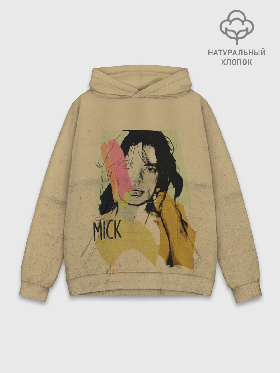 Худи мужской база хлопок / MICK JAGGER