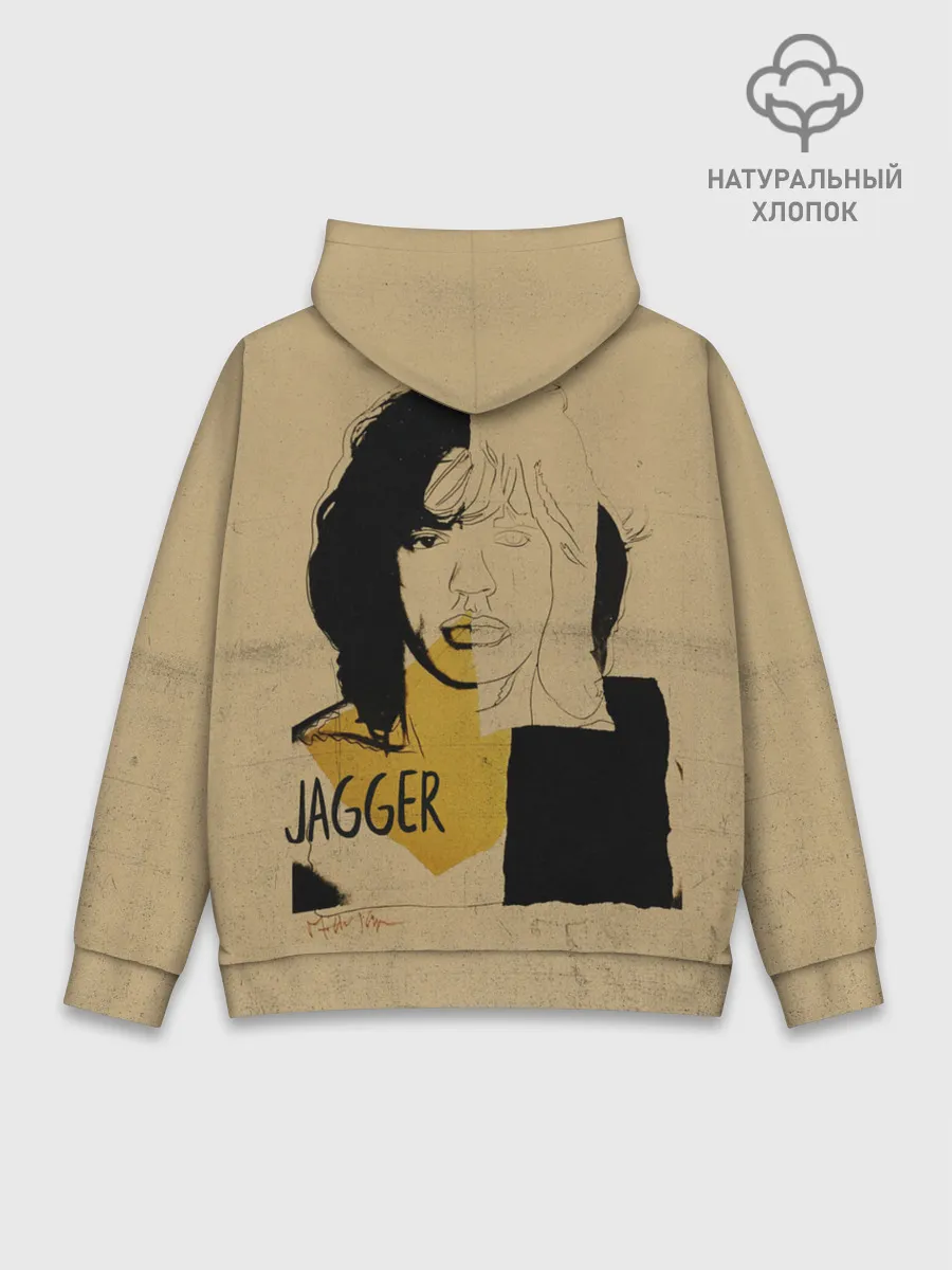 Худи мужской база хлопок / MICK JAGGER