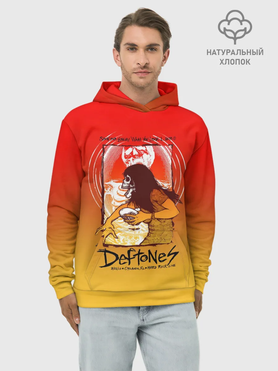 Худи мужской база хлопок / Deftones Poster